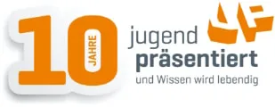 Logo von „10 Jahre Jugend präsentiert“